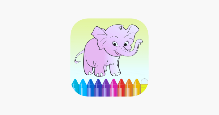 Animals coloring book app