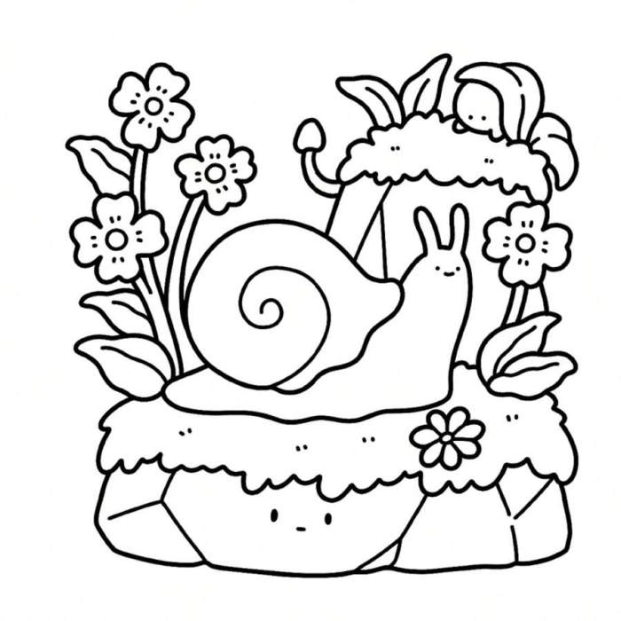 Animal coloring pages for teenagers flower