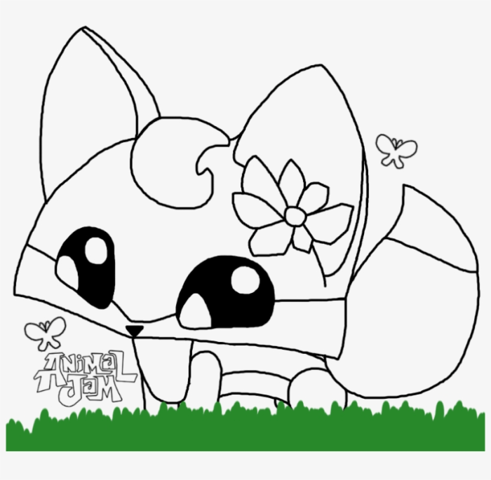 Animal jam academy coloring pages