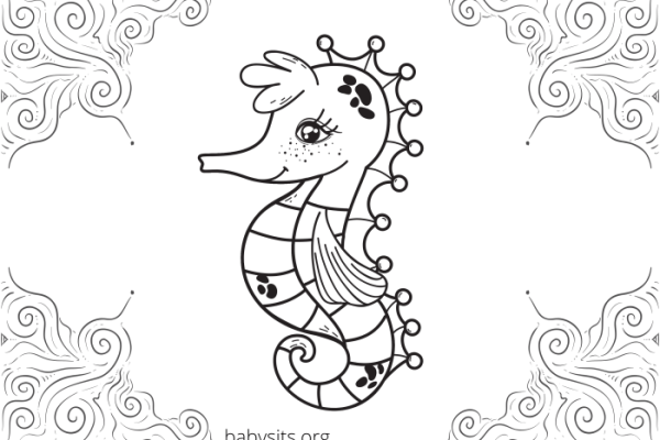 Sea life animals coloring pages