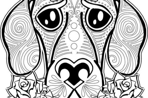 Animal calming coloring pages