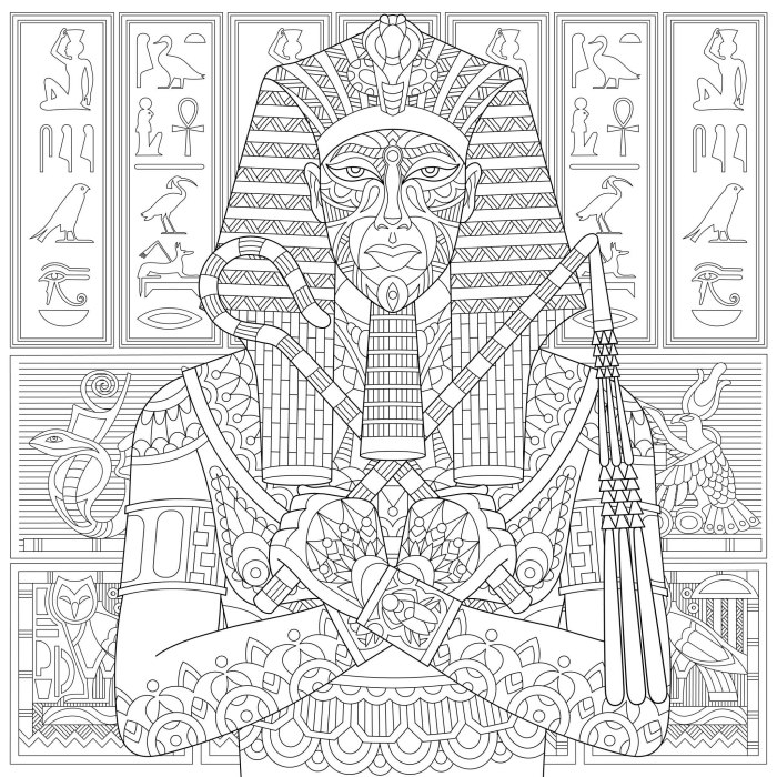 Anim egyptian coloring pages