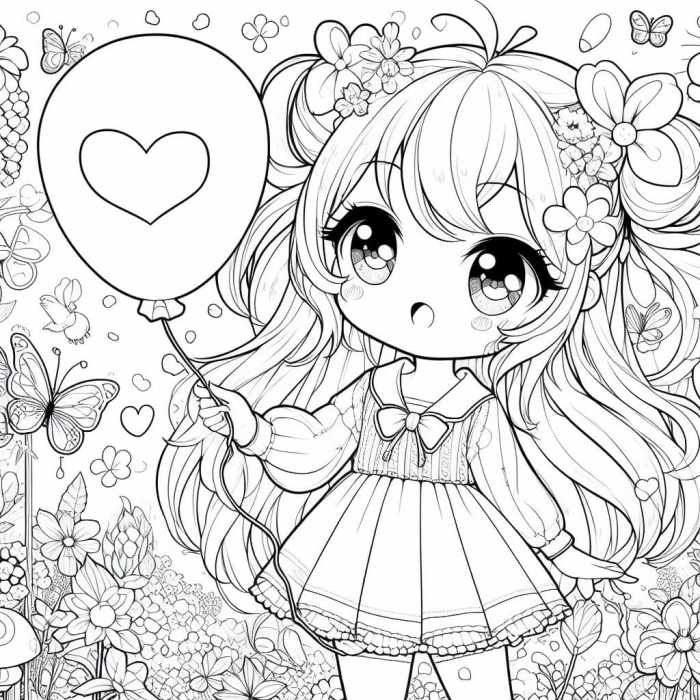 Cute anime boys coloring pages