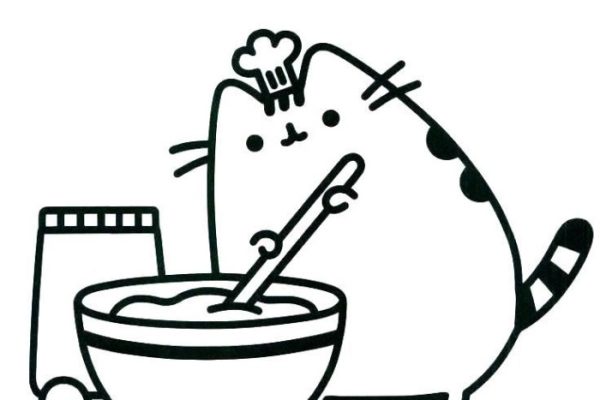 Coloring pages animals in food