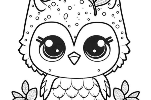 Coloring pages of baby animals and mom