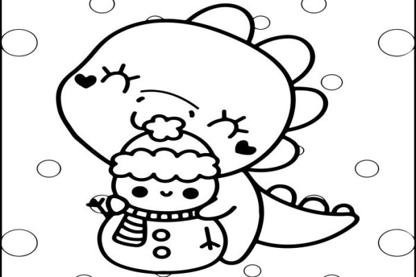 Cute christmas animal coloring papers for teens