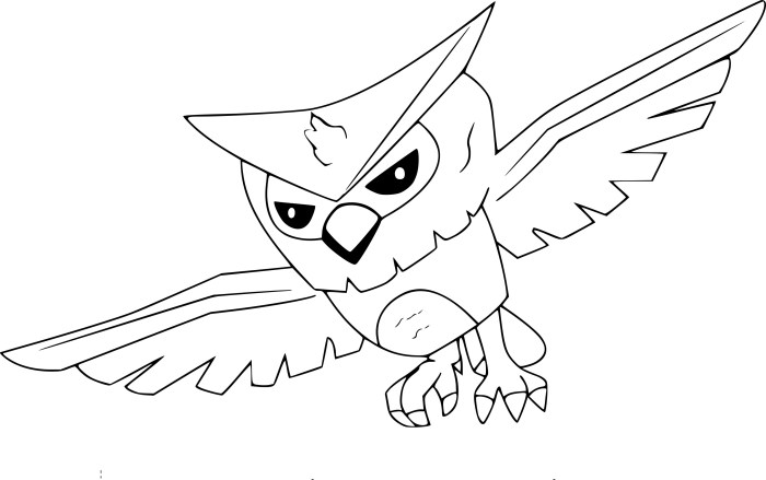 Animal jam coloring owl