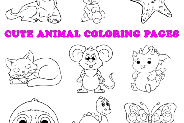 Coloring pages design animal