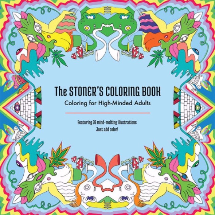 Animal crossing stoner coloring book