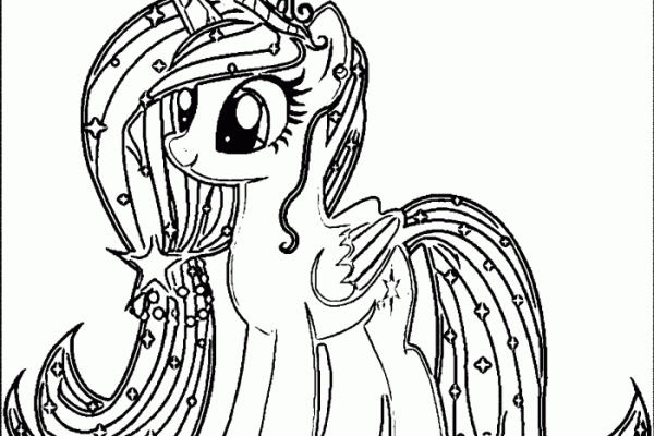 Coloring rainbow dash pages pony little bestcoloringpagesforkids article kids girls