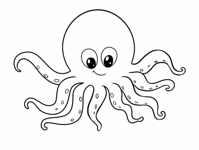 Octopus coloring pages vector royalty