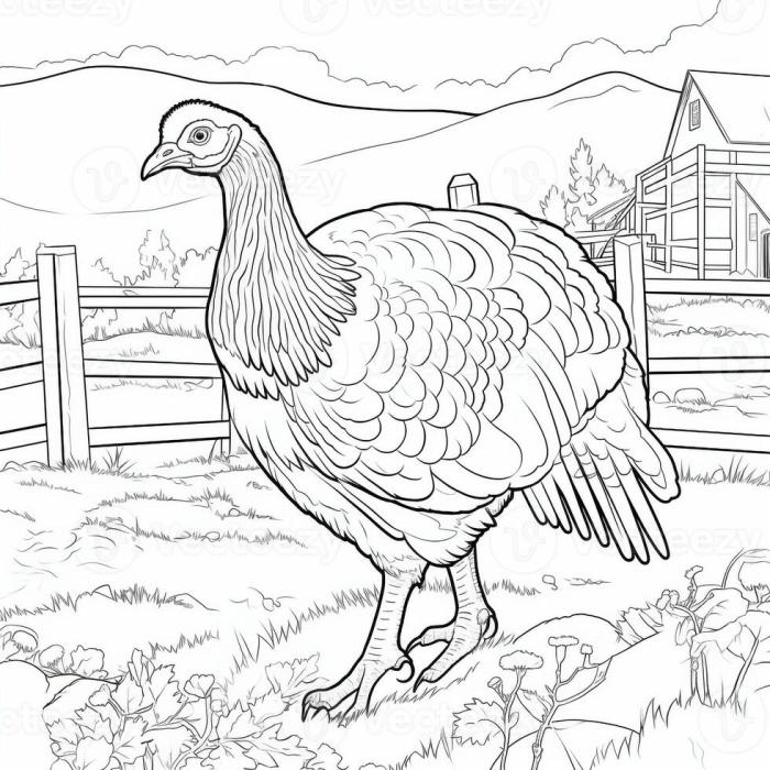 Cute and pretty thanksgiving animals coloring pages