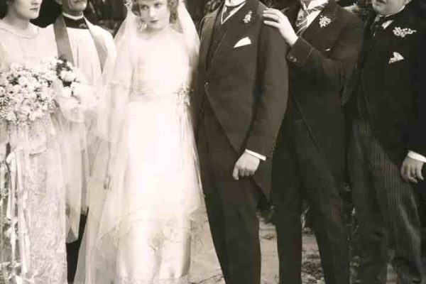 Vintage 20s wedding dress