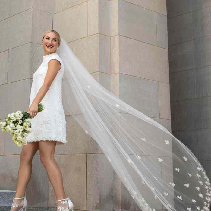 Wedding dress for courthouse wedding