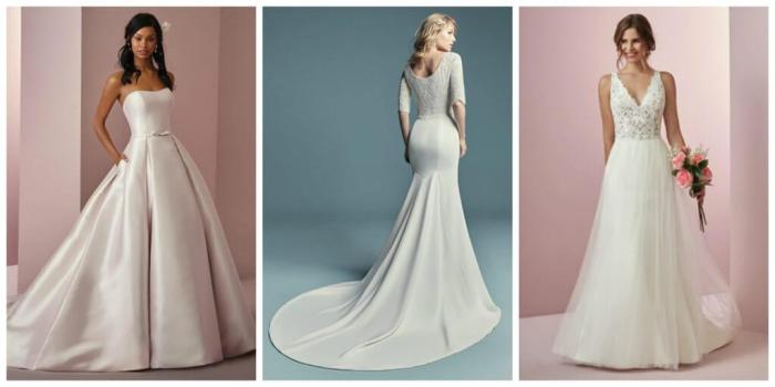 Best wedding dress for body type