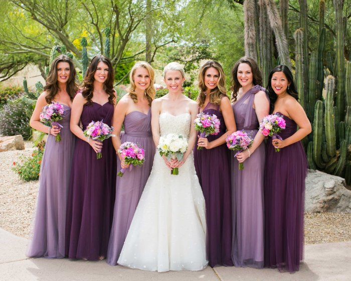 Light purple dresses for weddings