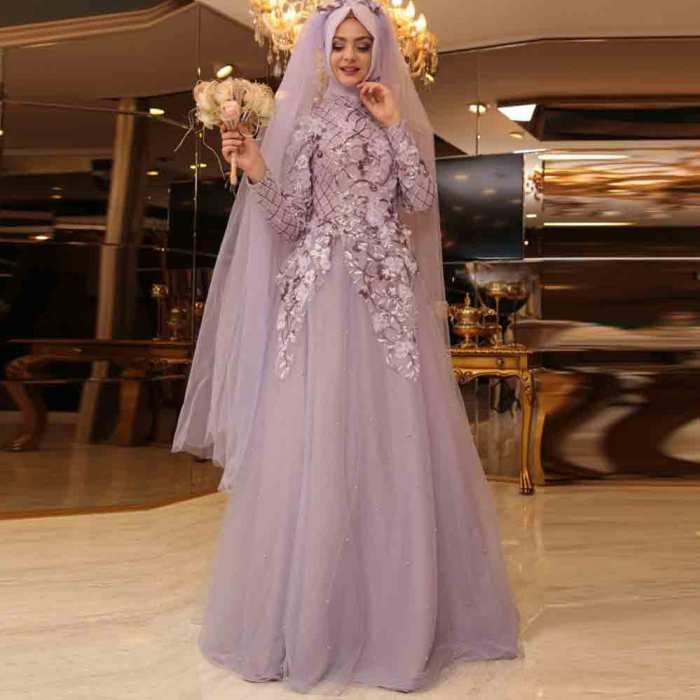 Wedding dress for muslimah