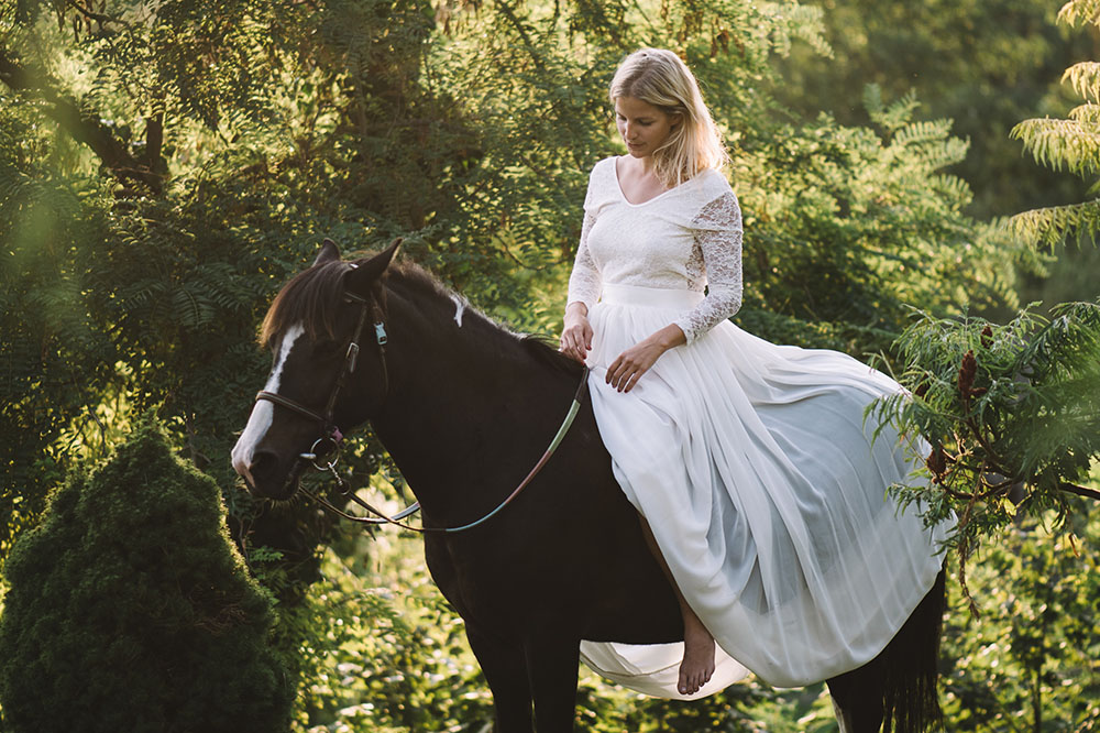 Princess bride wedding dress