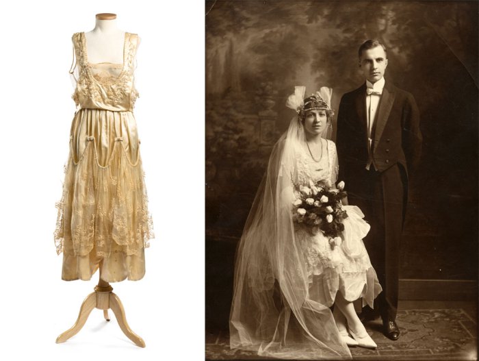 1920s vintage wedding dresses