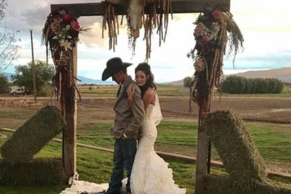 Boho western wedding dresses