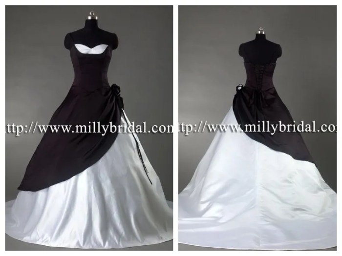 Black and white wedding guest dress