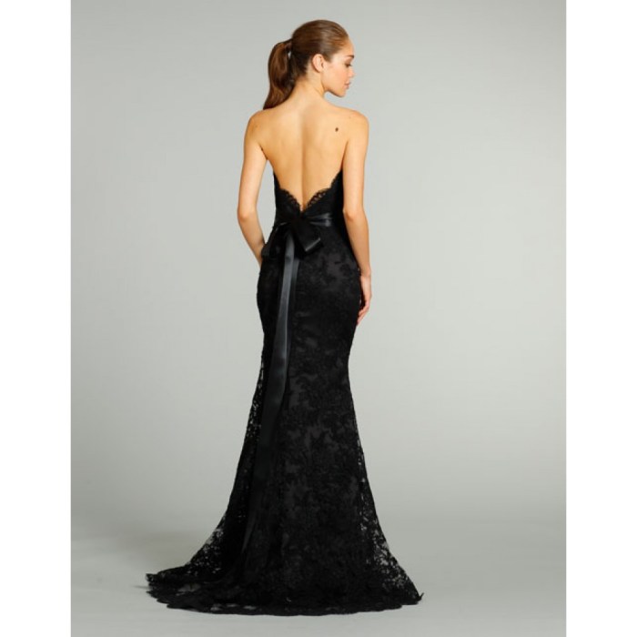 Cheap black wedding dresses