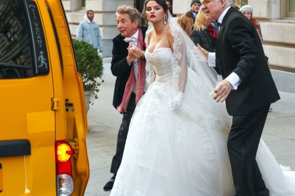 Selena gomez wedding dress