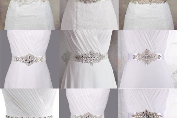 Accessories for a wedding dress